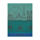 Tea towel Paris panorama Cotton, , swatch