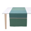 Chemin de table Veine Graphique Coton, , swatch