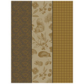 Tea towel Dans les bois Tryptique Cotton, , swatch