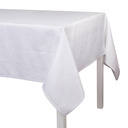 Tablecloth Bosphore Blanc Cotton, Linen, , swatch